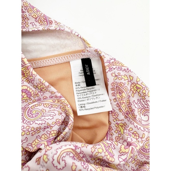 J. Crew Swimsuit Eco Ruched One-shoulder Swimsuit and Beach Skirt - Picture 7 of 16